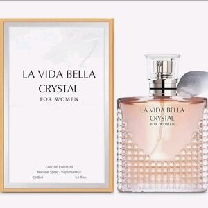 La Vida Bella Crystal Perfume for Women 100ml 3.4oz